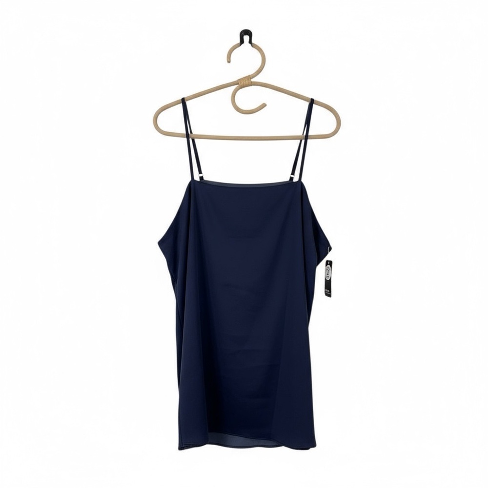 Modern Movement Reversible Camisole Tank Top XXL Navy Blue Wear 2 Ways Strappy